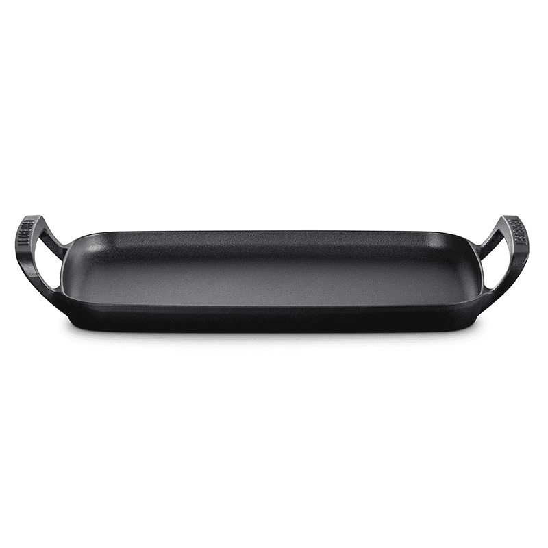 BBQ Rectangular Griddle, Satin Black