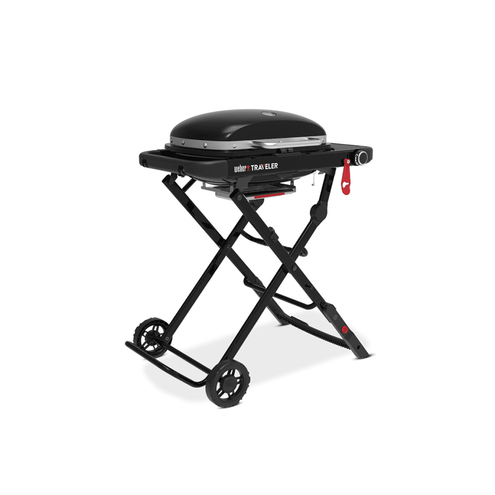 Traveler Compact Portable Gas Barbecue, Black
