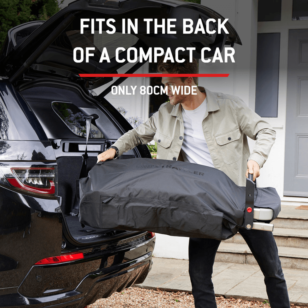 Traveler Compact Portable Gas Barbecue, Black