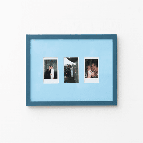 Image showing the Marco A4 Frame and Instax Mini x 3 Picture Frame Mount product.