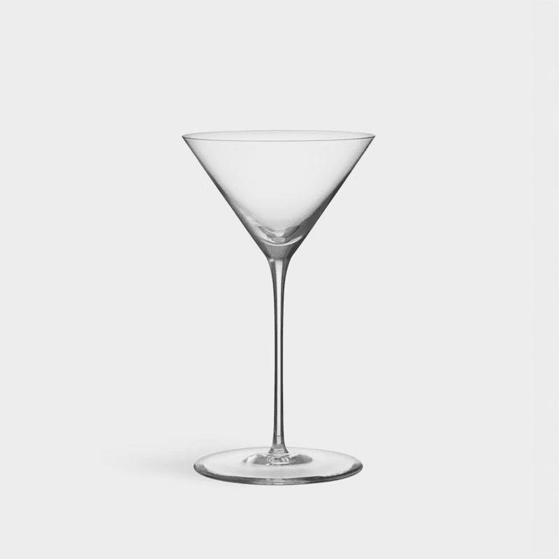 Geometry Set of 2 Martini Glasses