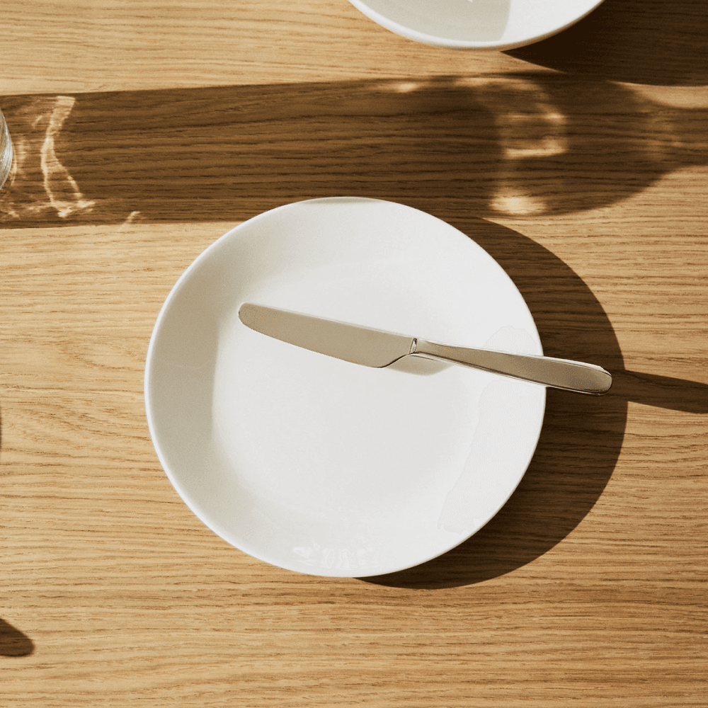 Arc Bone China Side Plate, White
