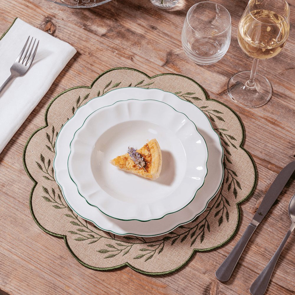Botanio Leaf Placemat, Green