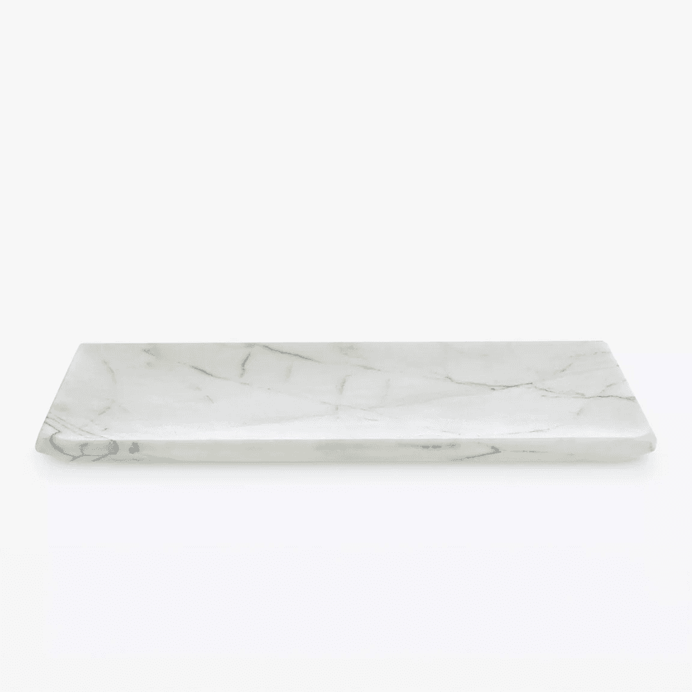 Marble Tray, White