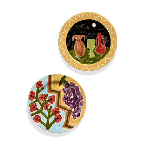 Image showing the Santiago de Borja by Shurleey Set of 2 Dinner Plates, 02 Dreams Delicia product.