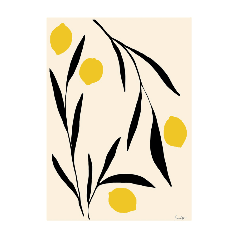 Lemon - Anna Morner Art Print, Multi