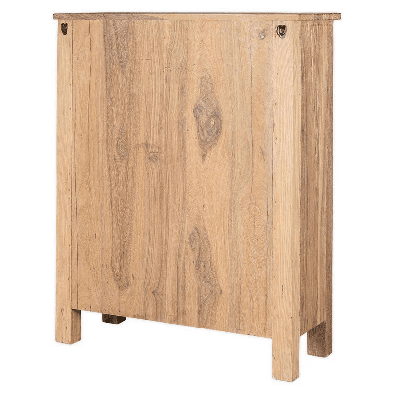 Shanthi Reclaimed Wood Wine Rack, Natural