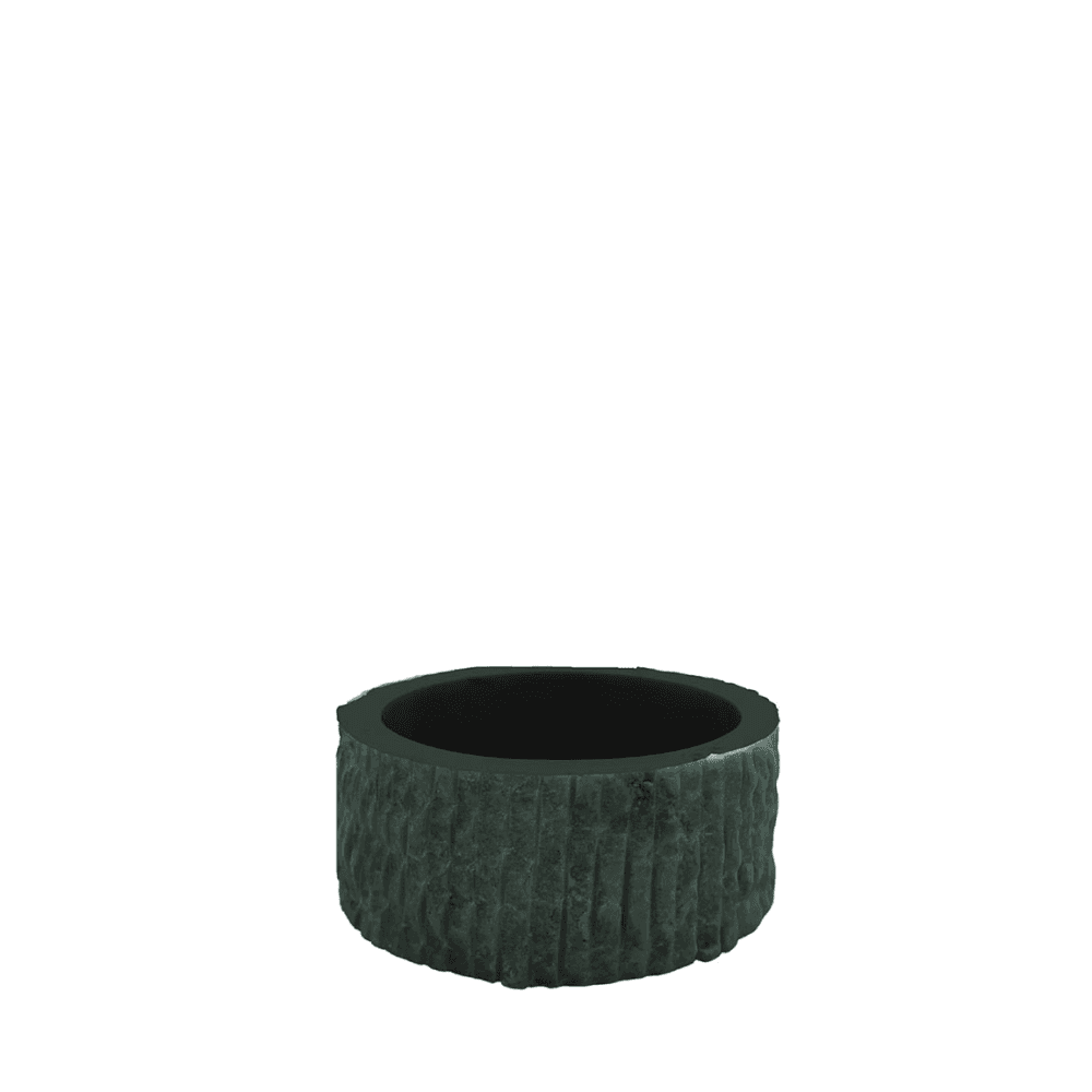 Chiselled Bottle Coaster, Green Marble