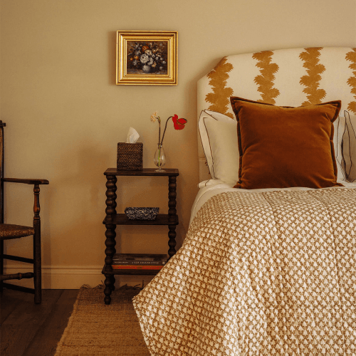Image showing the Clara Bedspread, Double/King, Tobacco product.