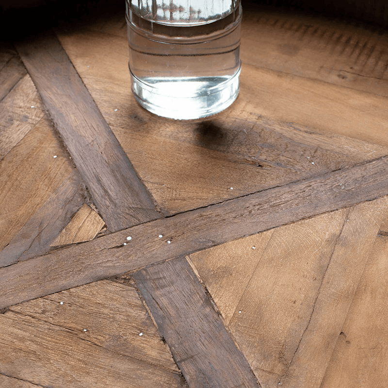 Ryka Grinder Side Table, Brown