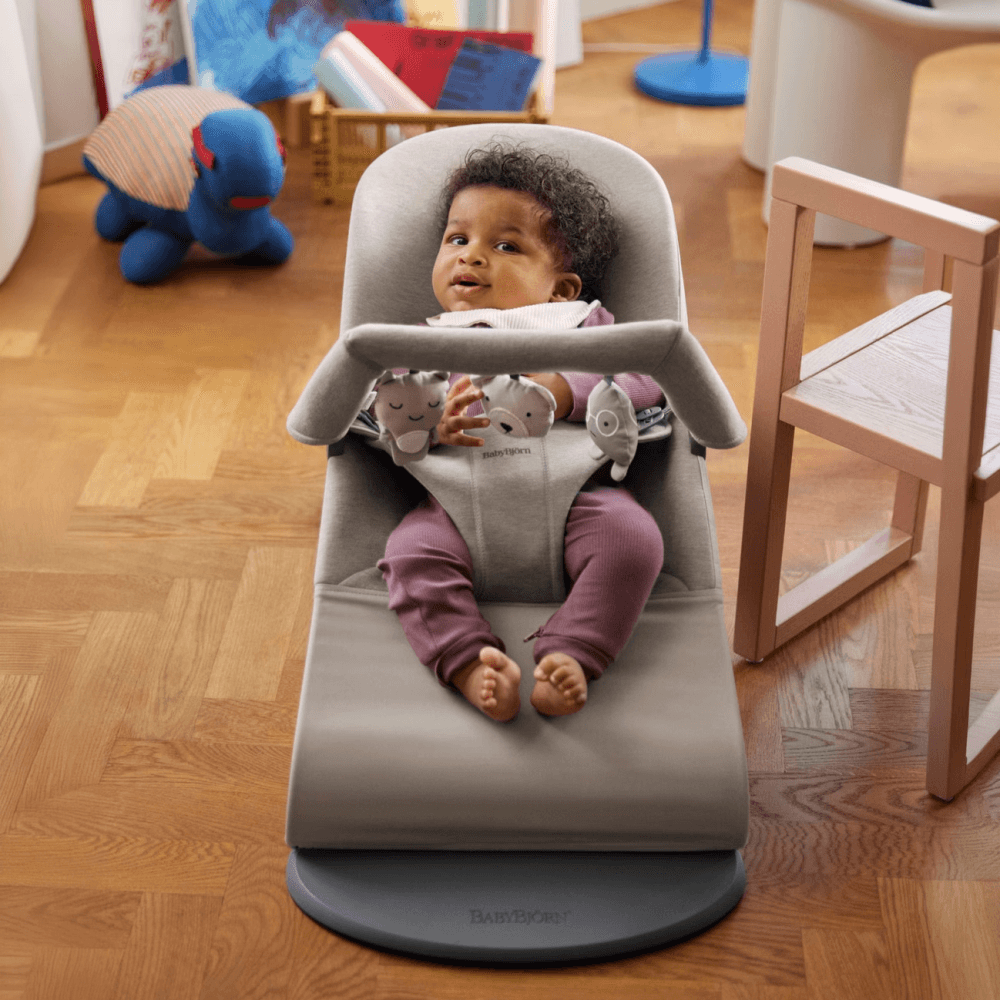 Soft Friends Baby Bouncer Toy, Neutrals