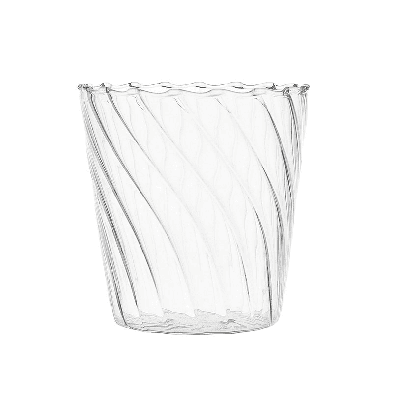 Rippled Pair of Tumblers, Clear