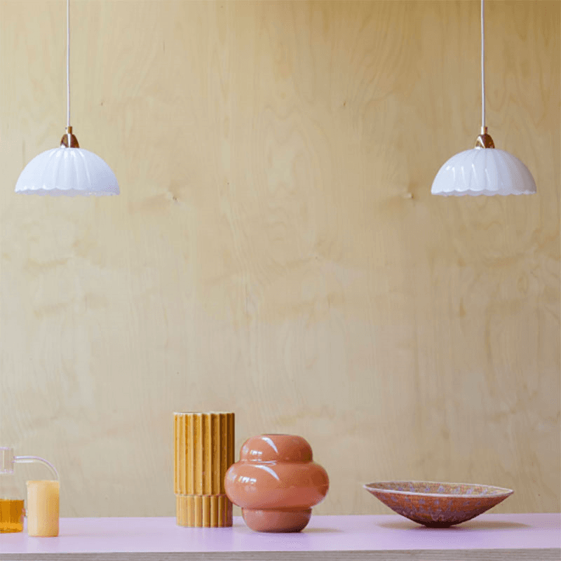 Flower Pendant Light, Opal