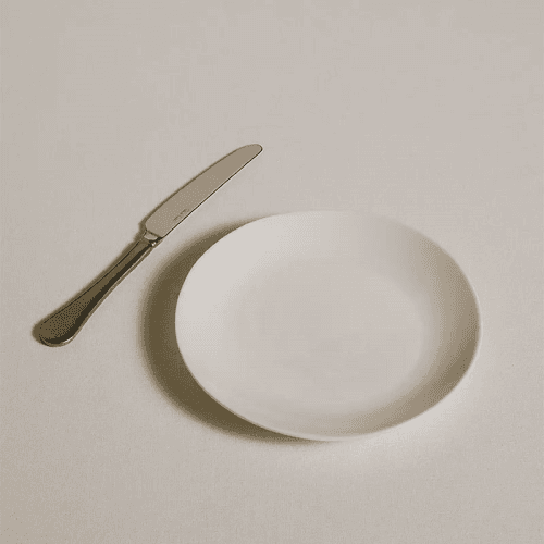 Image showing the Burnham Side Plate, White product.