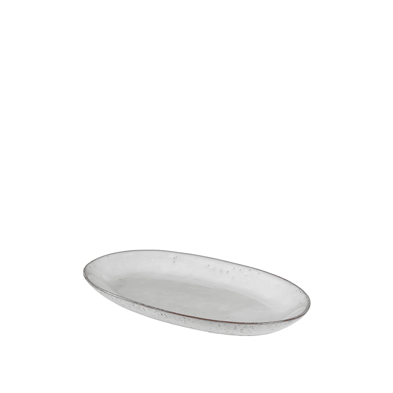 Nordic Sand Oval Plate