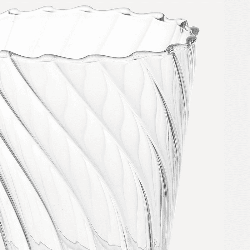 Rippled Pair of Tumblers, Clear