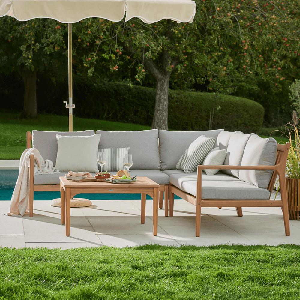 Turin Corner Set, Natural