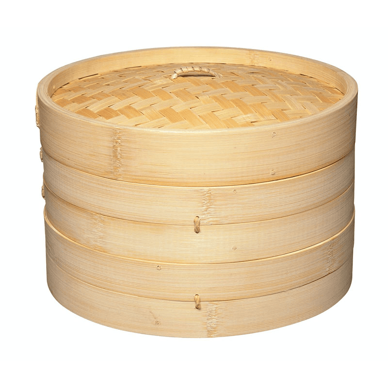Oriental Two Tier Bamboo Steamer