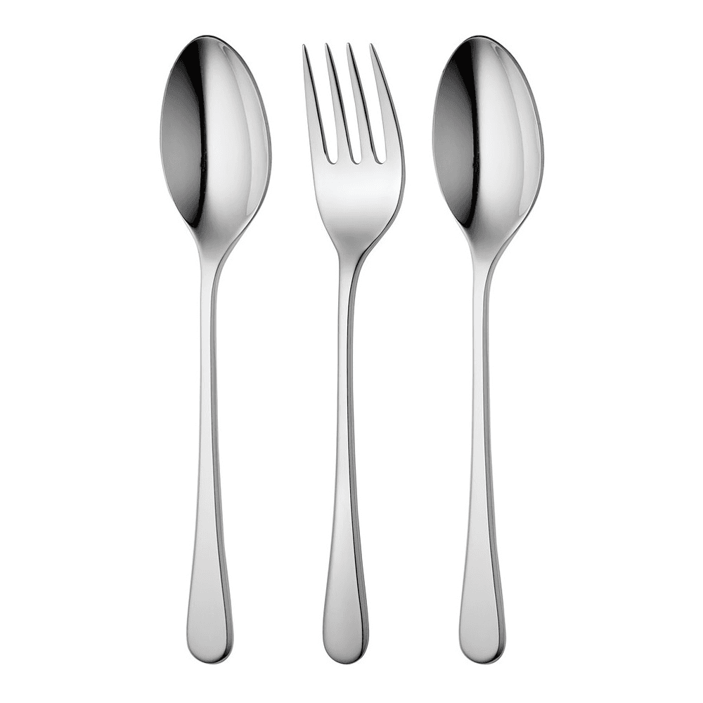 Iona 3 Piece Serving Set, Stainless Steel