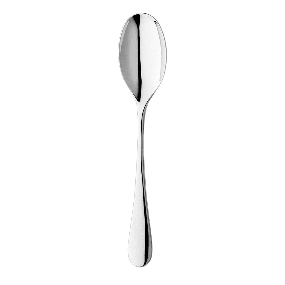 Mulberry Serving Spoon, Mirror Finish Stainless Steel