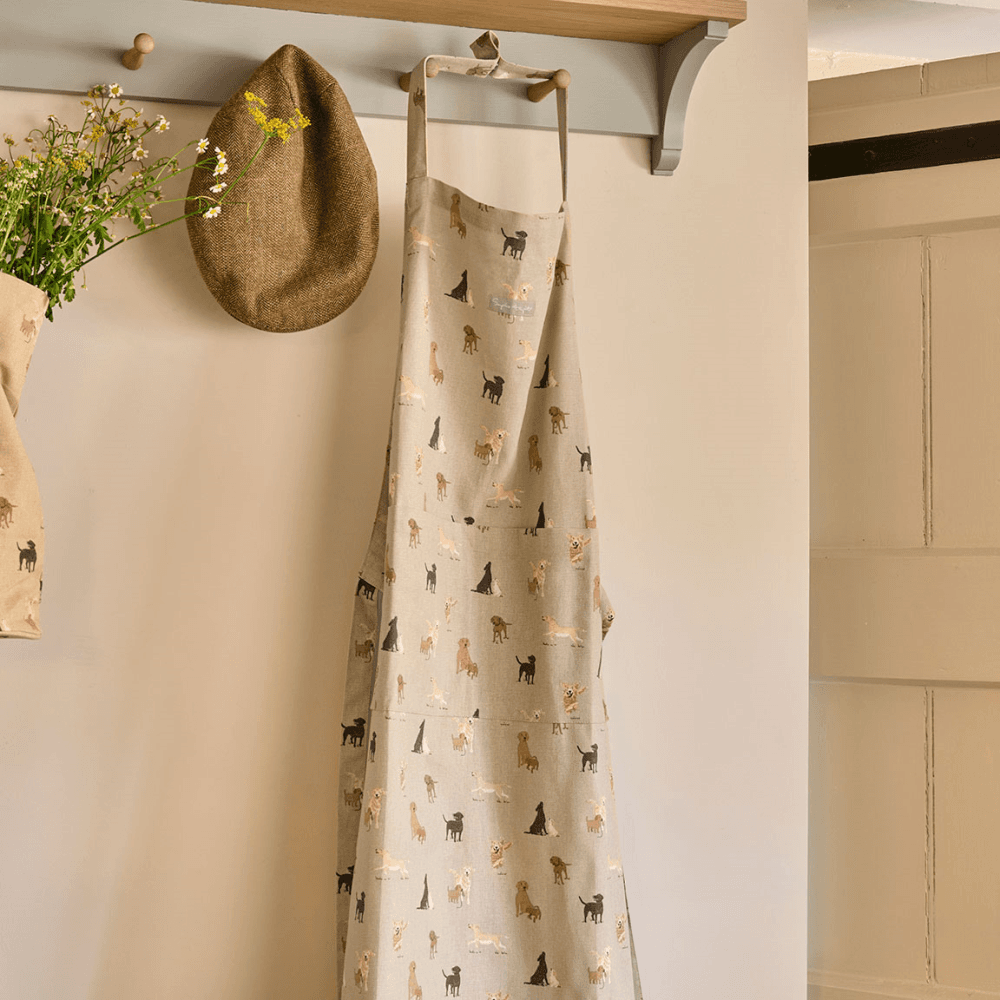 Labradors & Retrievers Apron, Light Khaki