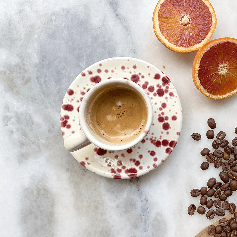 Splatter Espresso Cup & Saucer