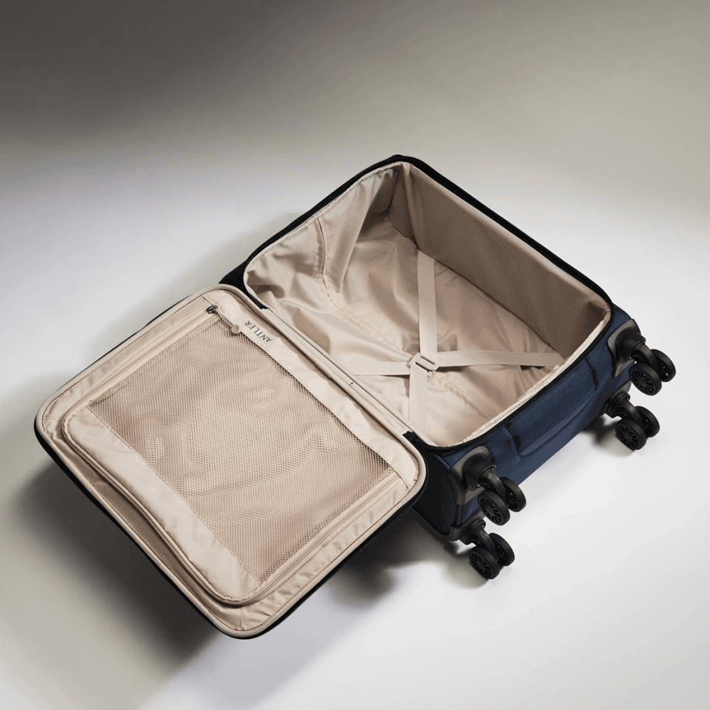 Urban Soft Stripe Cabin Expandable Suitcase