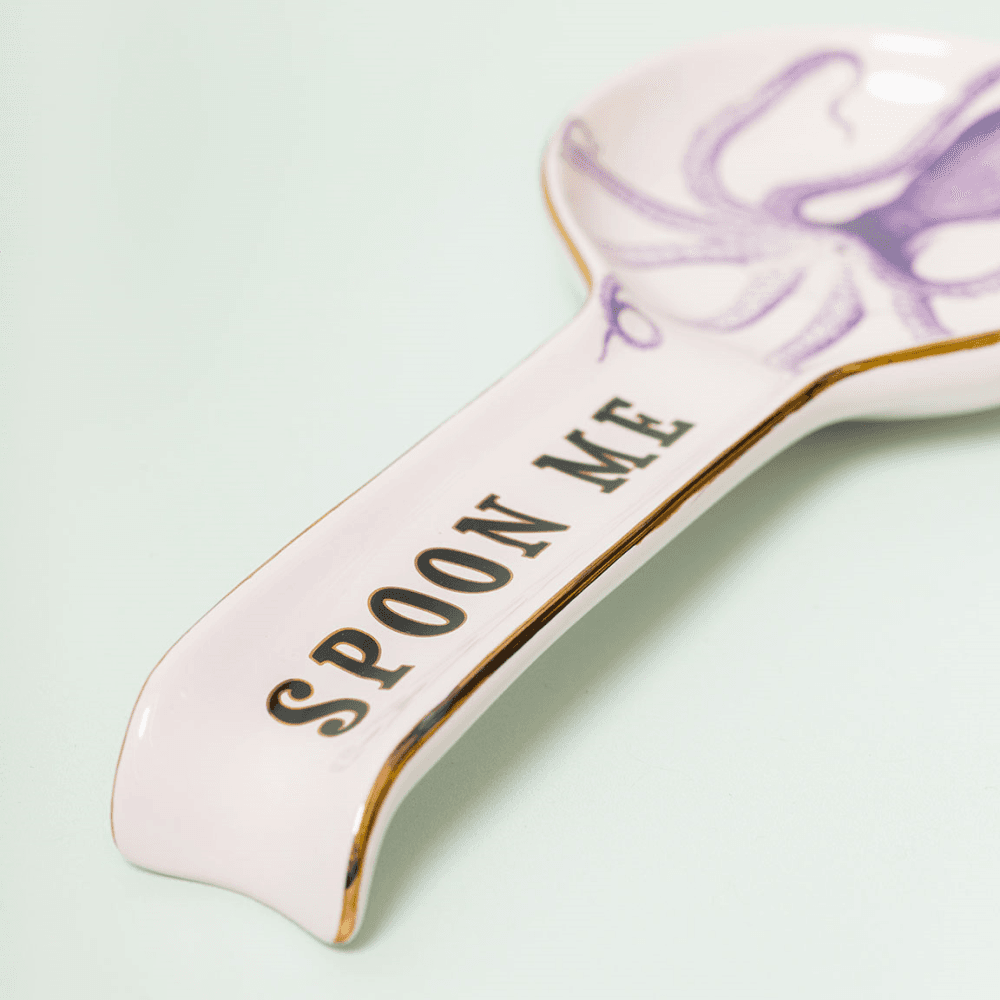 Octopus Spoon Rest, Purple