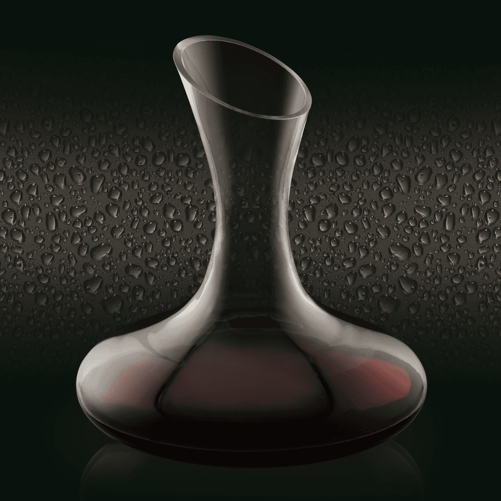 Deluxe Glass Wine Decanter, Clear