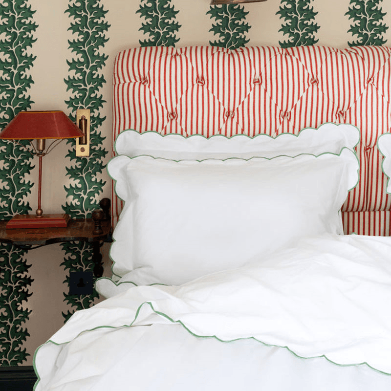 Annabelle Scalloped Set of 2 Pillowcases