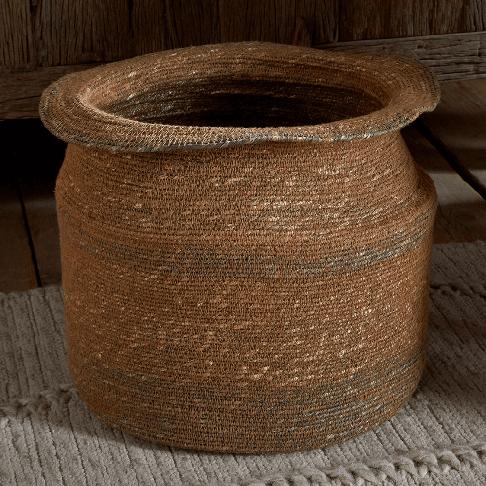 Rana Basket, Natural & Moss