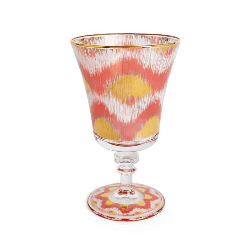 Ikat Wine Glass