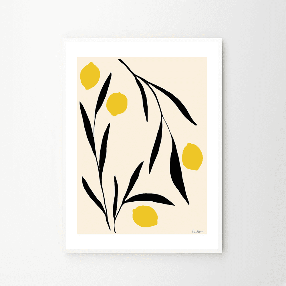 Lemon - Anna Morner Art Print, Multi