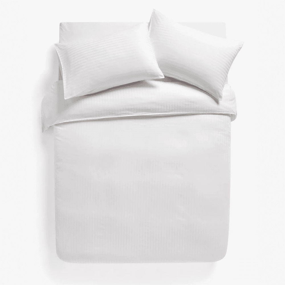 Satin Stripe 400 Thread Count Duvet Cover Set