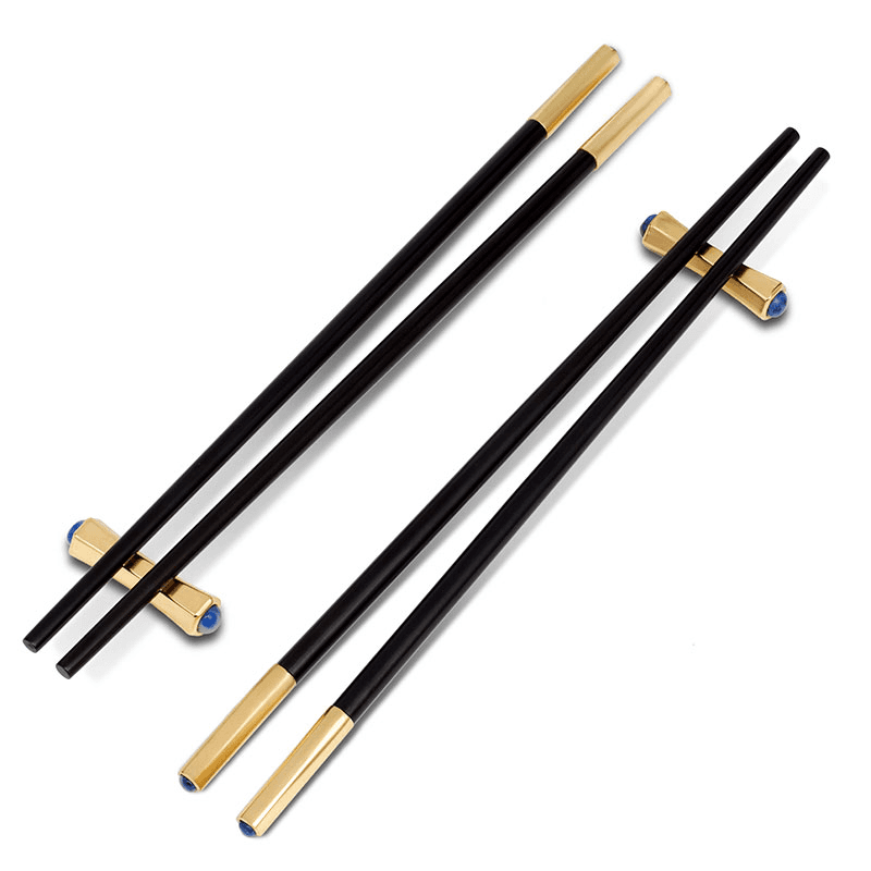 Zen Set of 2 Chopsticks, Black