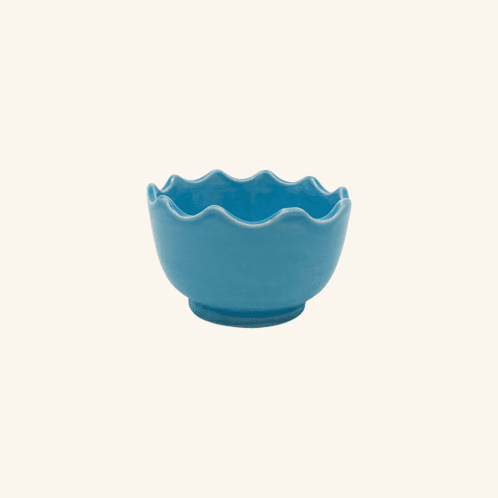 Scalloped Edged Set of 3 Bowls