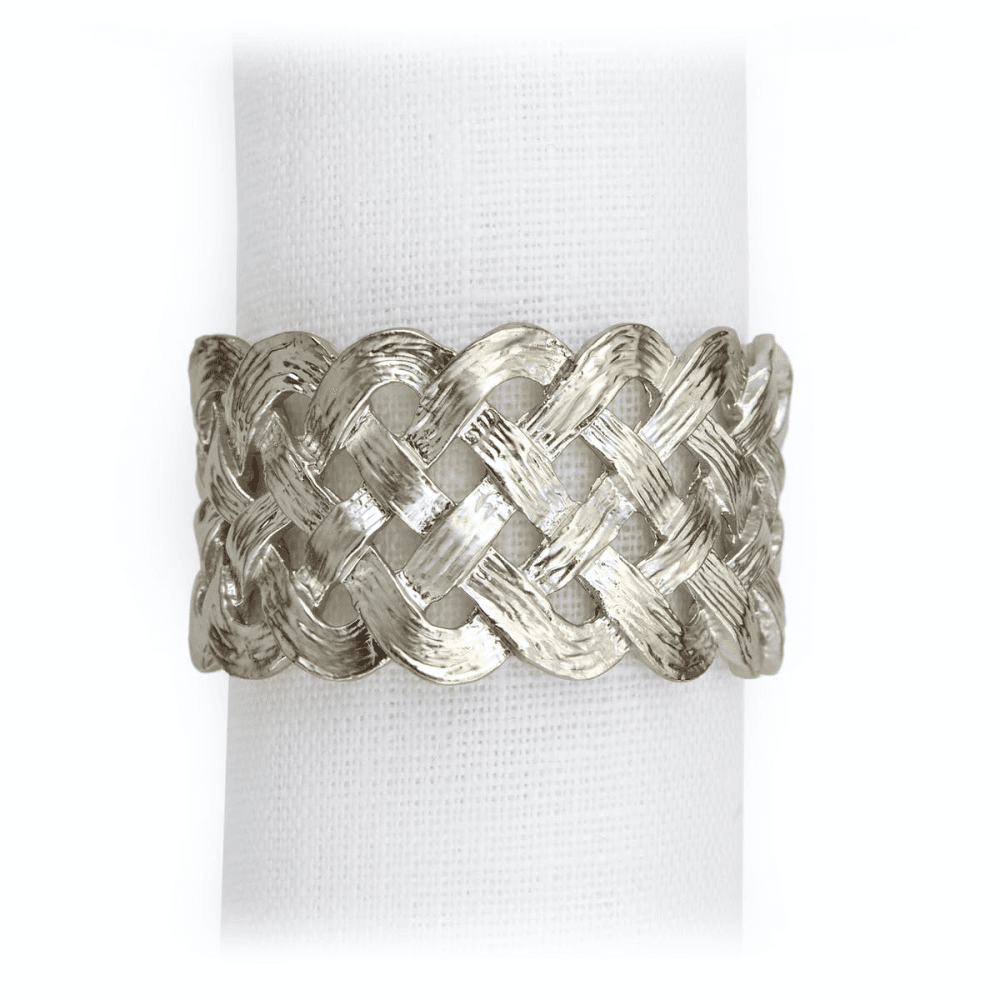 Braid Set of 4 Napkin Rings