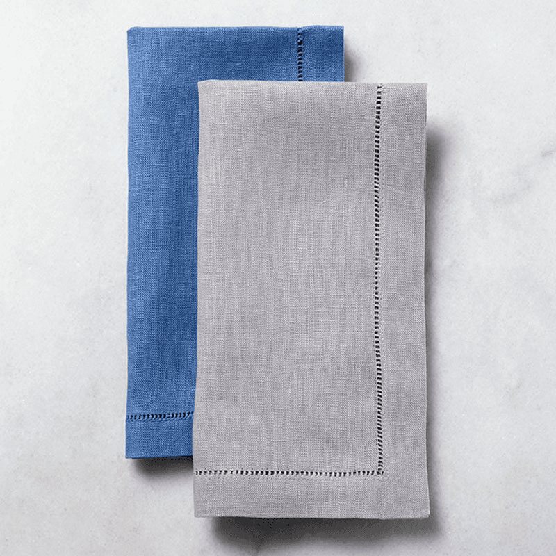 Festival Set of 4 Dinner Napkins, Grey