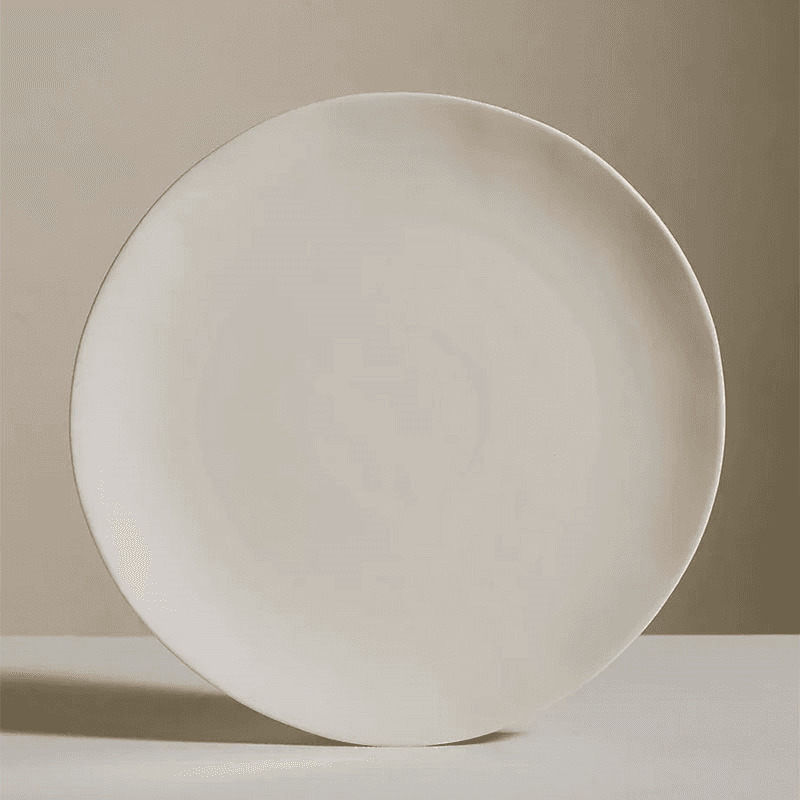 Burnham Dinner Plate, White
