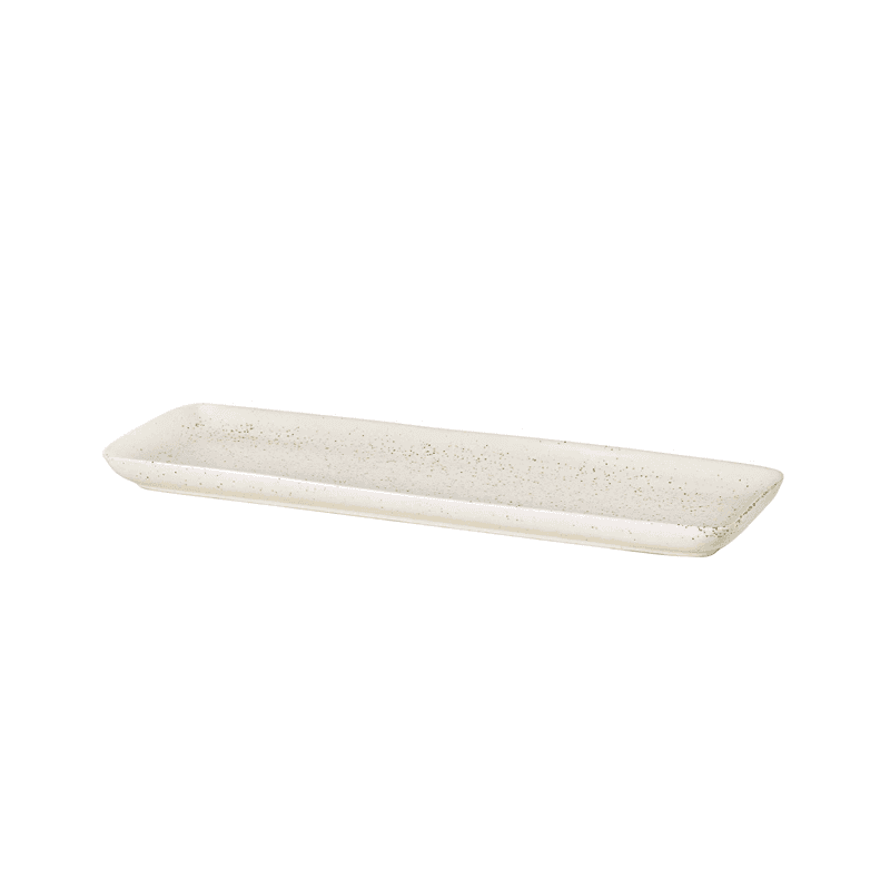 Nordic Vanilla Rectangular Platter, Off White