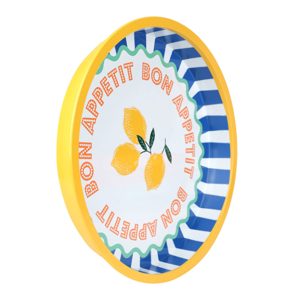 Bon appetit Tin Tray, Lemon