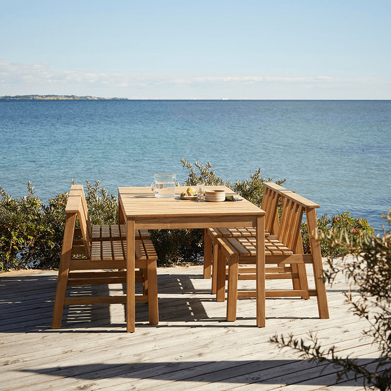 Plank Outdoor Table, Natural
