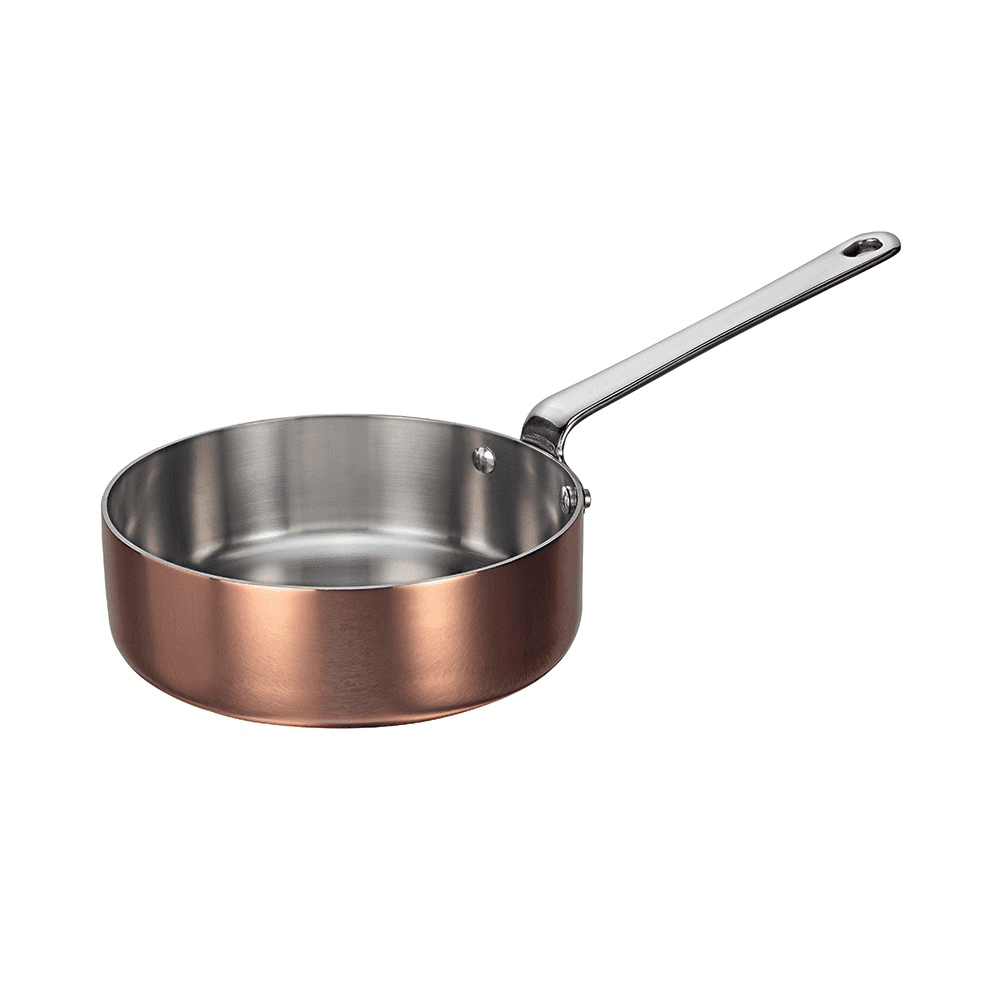 Maitre D' Saute pan, copper and stainless steel