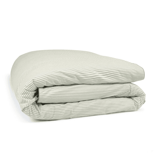 Image showing the Striped Percale Duvet Cover product.