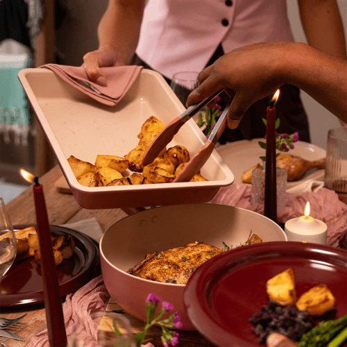 Image showing the Ceramic 2 Piece Roast & Bake Set product.