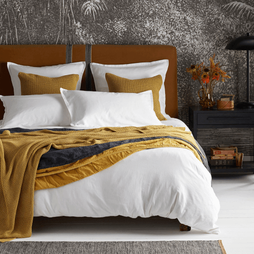 Image showing the Super Soft 100% Cotton Duvet Cover, Double, White product.