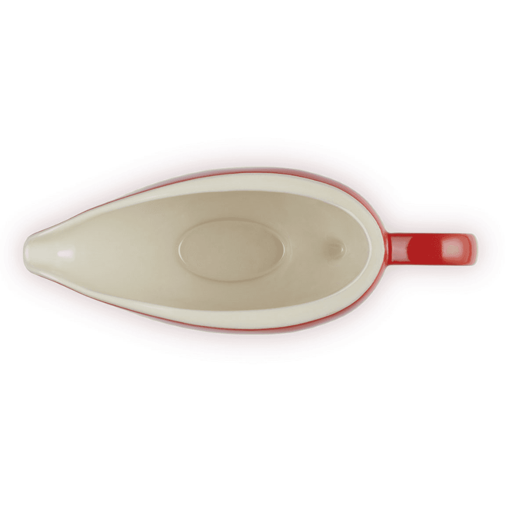 Stoneware Gravy Boat, Cerise