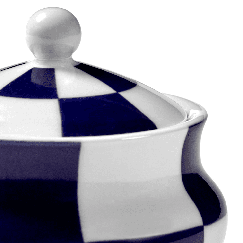Les Objets Mouleversants by Wouters&Hend Fete des Betes Sugar Bowl, Blue
