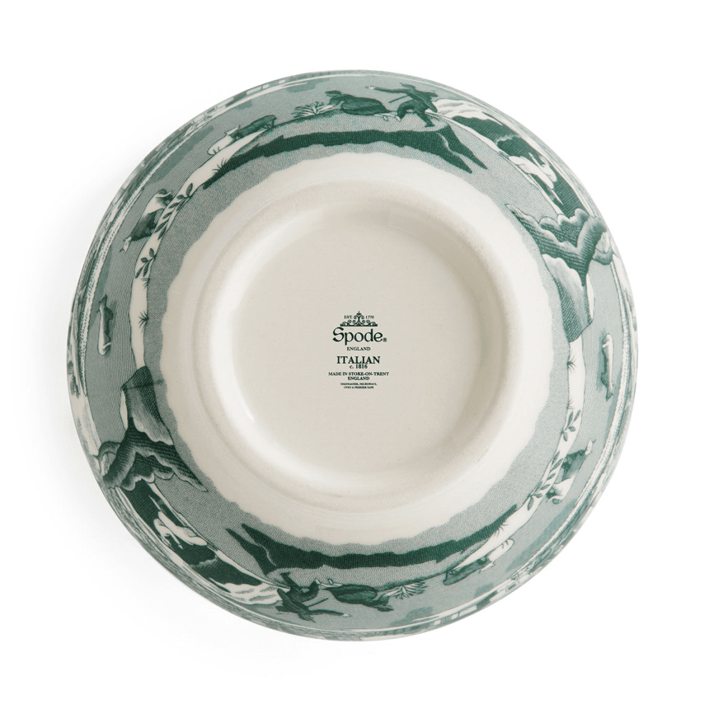 Heritage Italian Set of 4 Dip Bowls, Green
