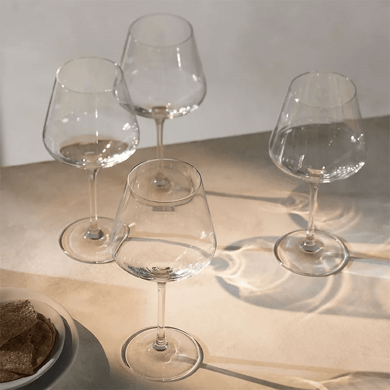 Pimlico Set of 4 Red Wine Glasses, Clear